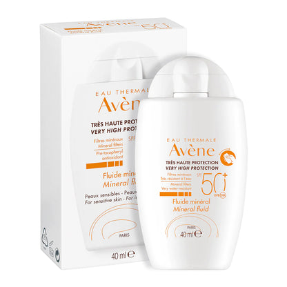 Avene Bloqueador Fluido Mineral Fps50+ 40ml