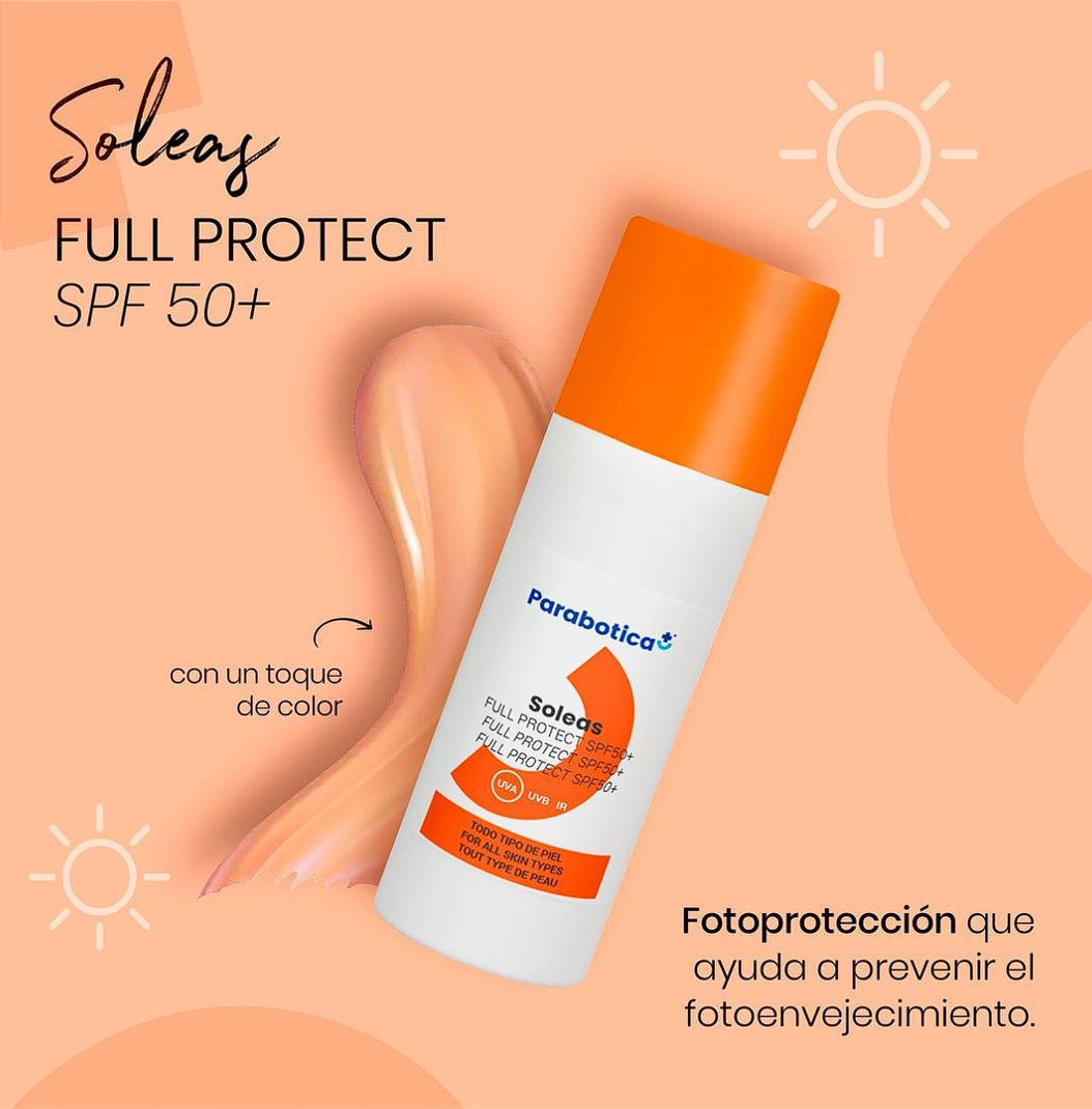 Parabotica Soleas Full Protect Crema-Gel C/Color Spf50+ 50ml