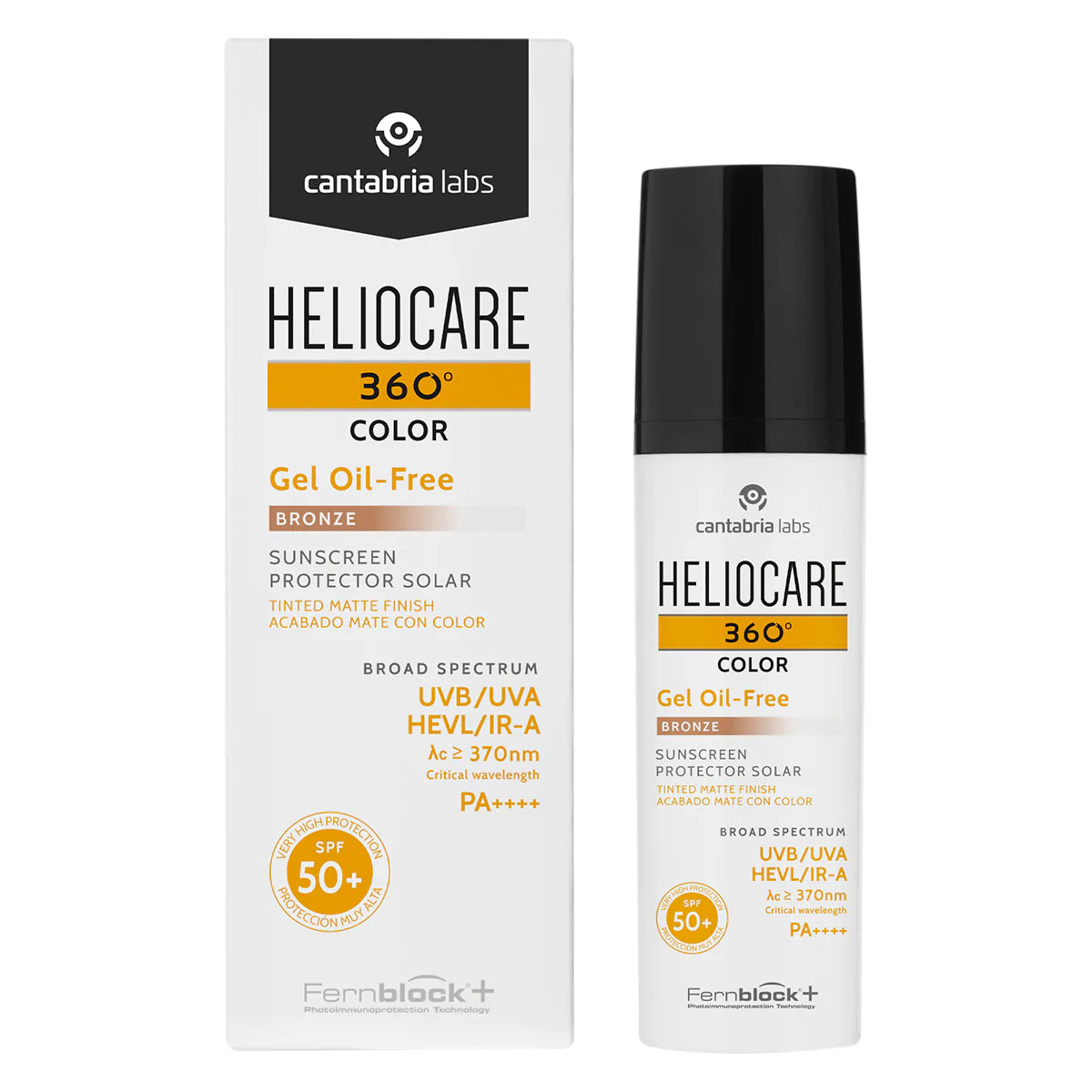 Cantabria Heliocare 360 Gel Oil-Free Bronze Spf50+ 50ml