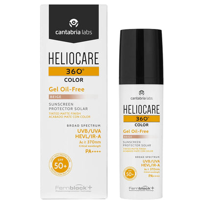 Cantabria Heliocare 360 Gel Oil-Free Beige Spf 50+ 50ml