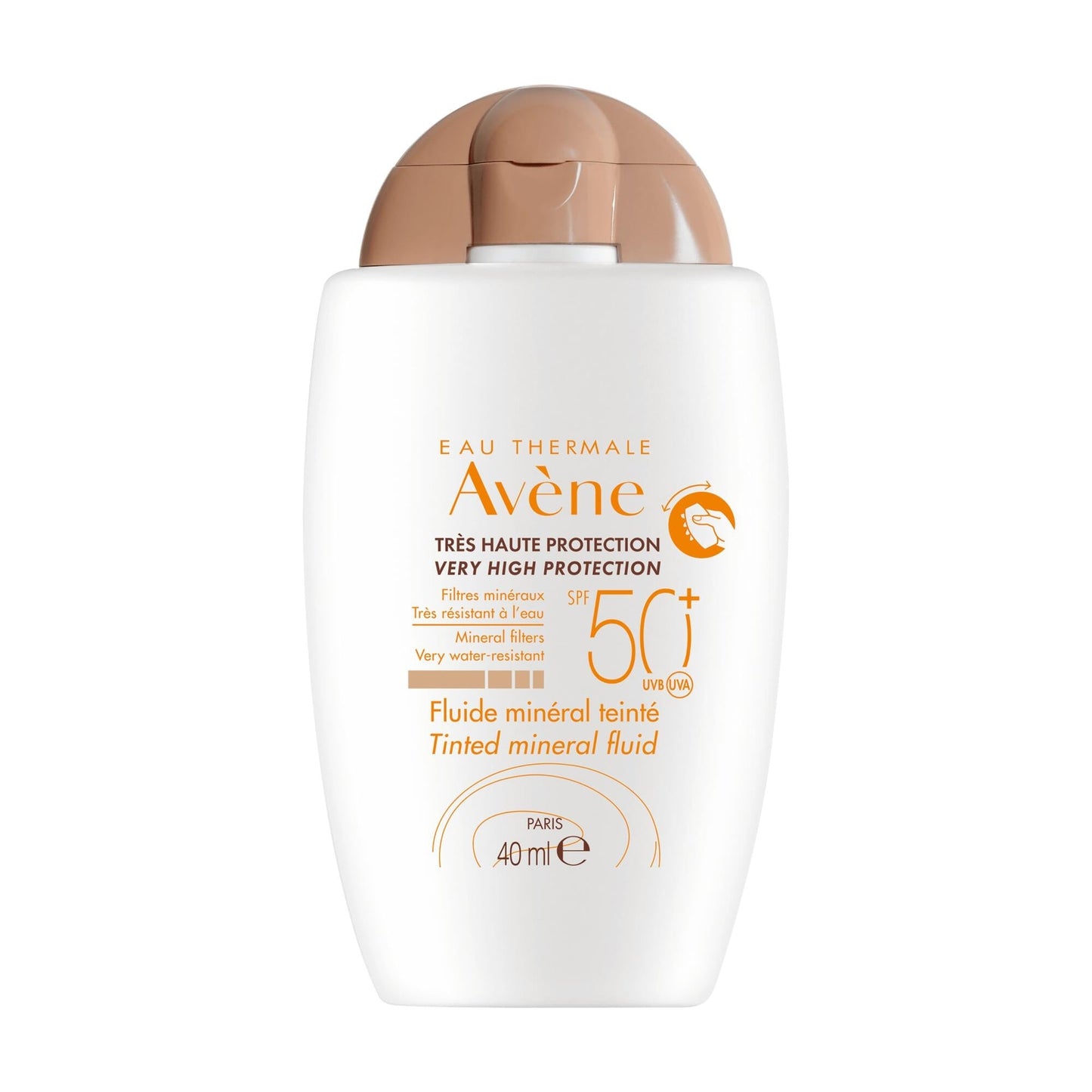 Avene Bloqueador Fluido Mineral Con Color Fps50+ 40ml