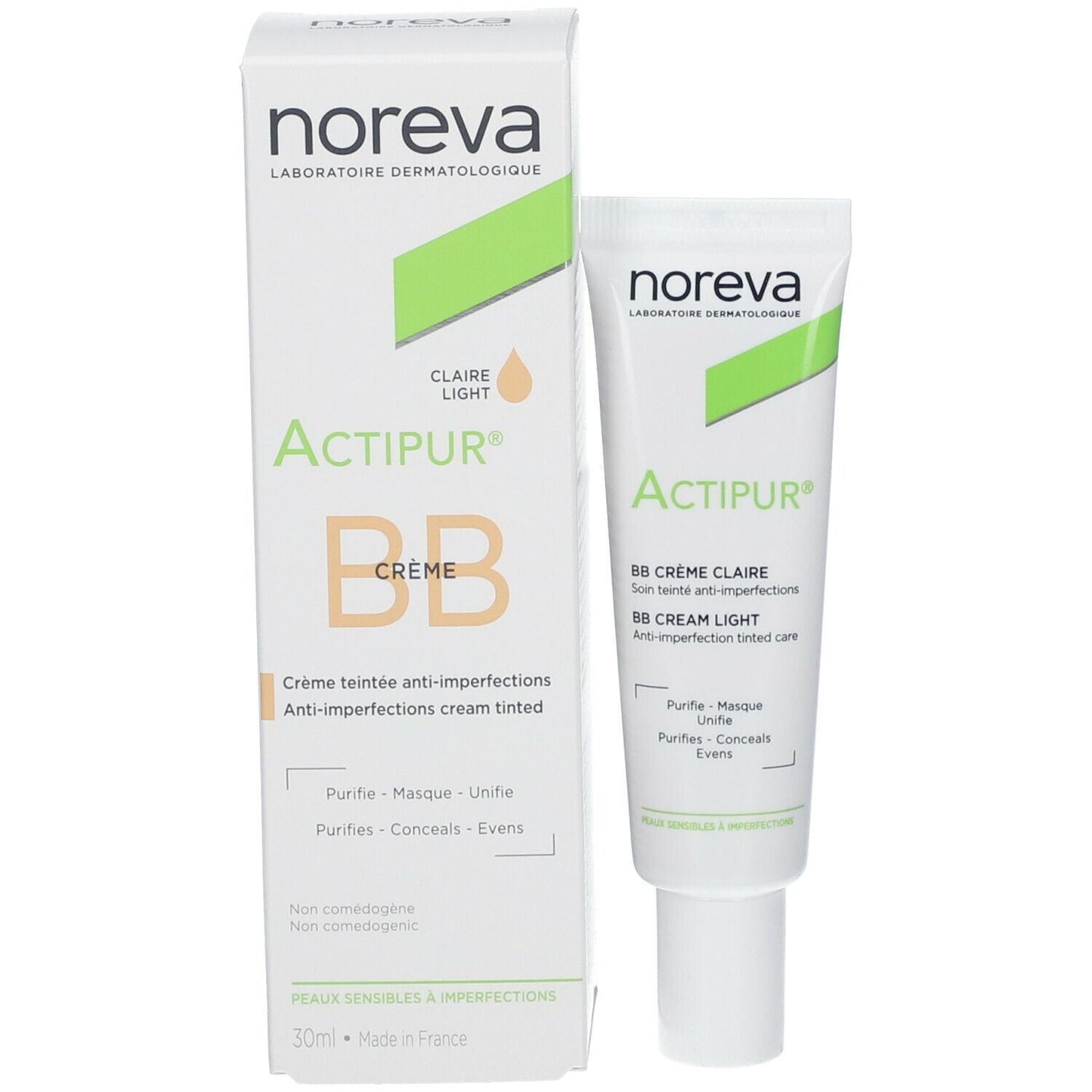 Noreva Actipur Crema Anti-Imperfecciones Tinte Claro  30 Ml