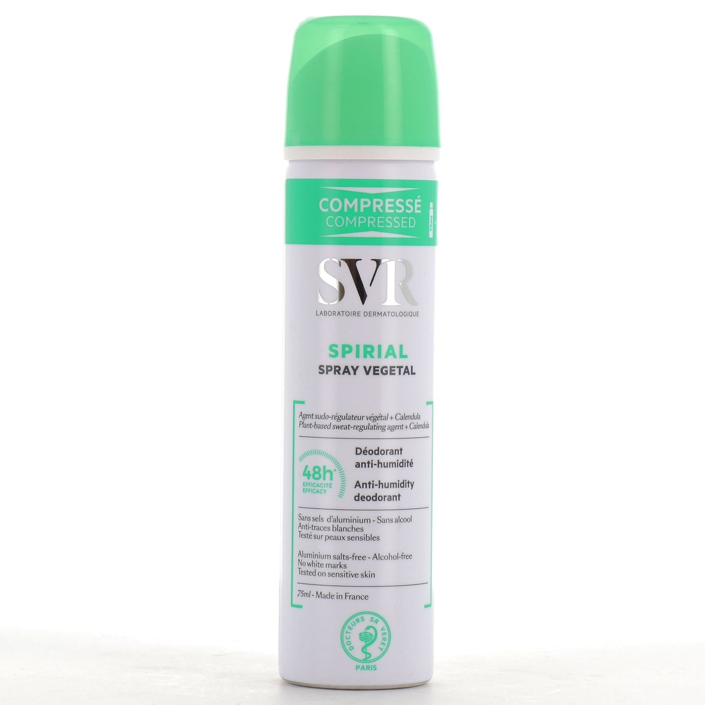 Svr Spirial Spray Vegetal Desodorante Pieles Sensibles 75 Ml