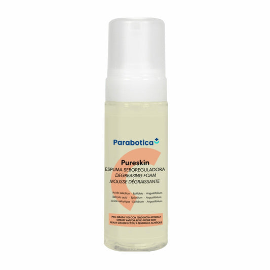 Parabotica Pureskin Espuma Facial Limpiador Control Sebo 150 Ml.