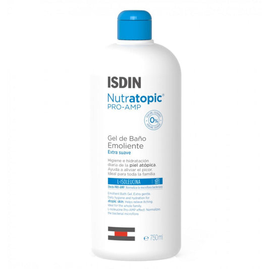 Isdin Nutratopic Pro Amp Gel De Baño Emolinte 750ml